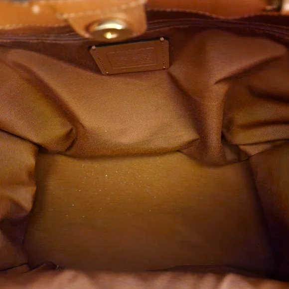 Coach Dempsey Tote 40 inch Signature Jacquard with Stripe and Coach Patch - Picture 7 of 7